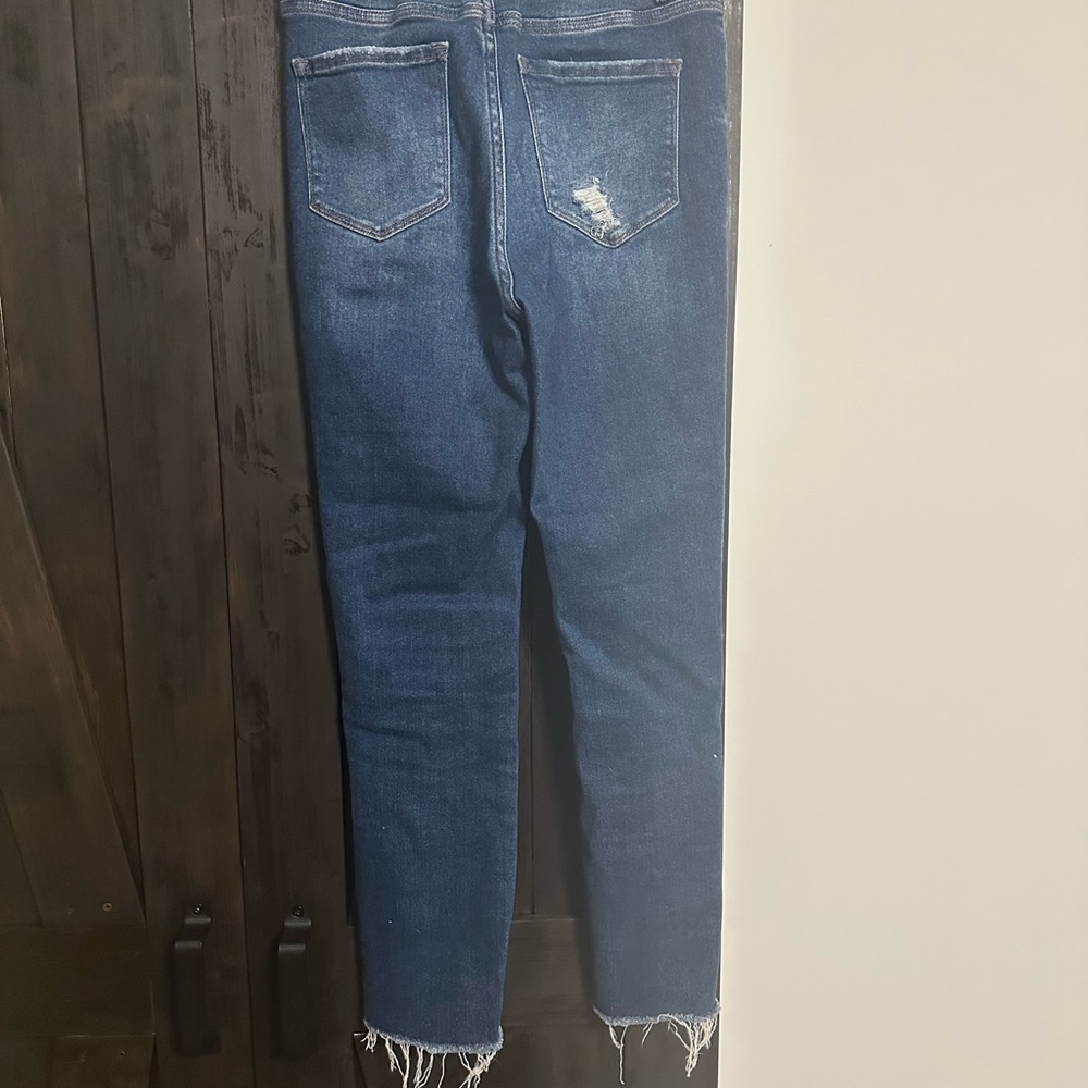 Distressed Blue Jeans - Picture 2 of 3